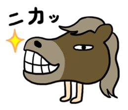 Sticker of the face suit sticker #7469368