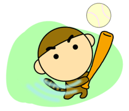 Sports and hobbies and little monkey sticker #7469912