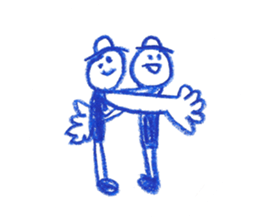 Picture of children 2 sticker #7470302