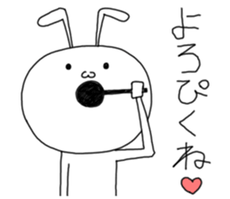 Rabbit clinic sticker #7470620