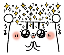 Square squirrel sticker #7471385