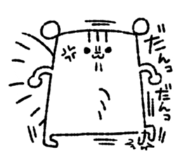 Square squirrel sticker #7471390