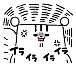 Square squirrel sticker #7471391