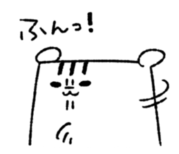 Square squirrel sticker #7471399