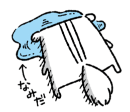 Square squirrel sticker #7471402