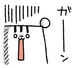 Square squirrel sticker #7471403