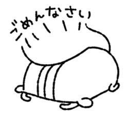 Square squirrel sticker #7471404