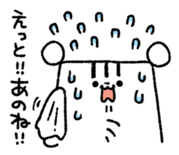 Square squirrel sticker #7471407