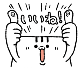 Square squirrel sticker #7471410