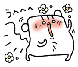 Square squirrel sticker #7471417