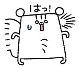 Square squirrel sticker #7471418