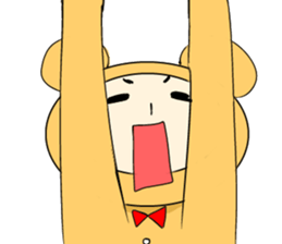 Kohji of the stuffed toy of the bear sticker #7471791