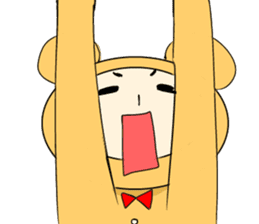 Kohji of the stuffed toy of the bear sticker #7471791