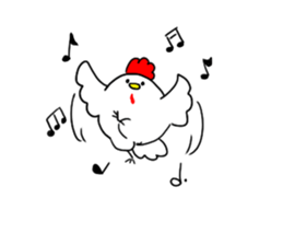 chicken resembling a chick 2 sticker #7471992