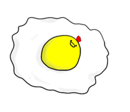 chicken resembling a chick 2 sticker #7472015
