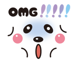 Pretty panda sticker sticker #7472105