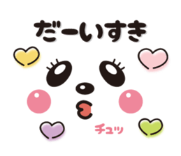 Pretty panda sticker sticker #7472124