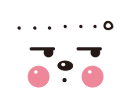 Pretty panda sticker sticker #7472129