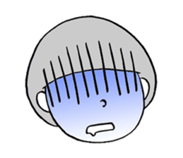 Short hair girl(mushroom type) sticker #7472770