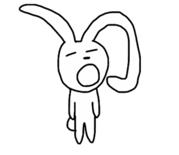 Super high spirits rabbit sticker #7473720