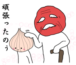onion boy&pickled plum2 sticker #7473905
