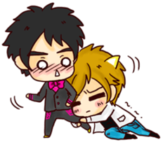 Cat King x MoMo sticker #7474555