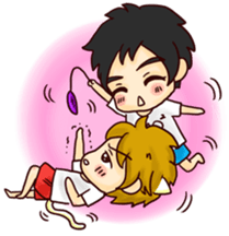 Cat King x MoMo sticker #7474561