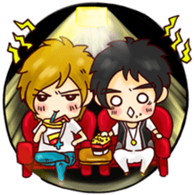 Cat King x MoMo sticker #7474576