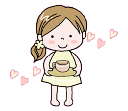Cute girl!! sticker #7474909