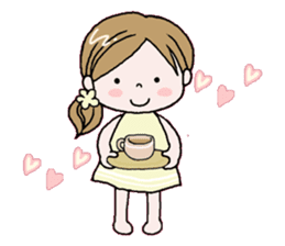 Cute girl!! sticker #7474909