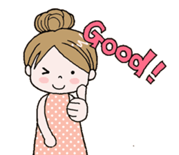 Cute girl!! sticker #7474910