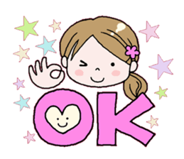 Cute girl!! sticker #7474911