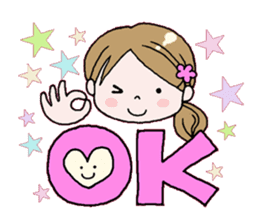 Cute girl!! sticker #7474911