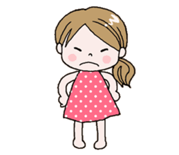 Cute girl!! sticker #7474913