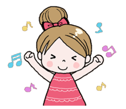 Cute girl!! sticker #7474915