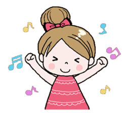 Cute girl!! sticker #7474915