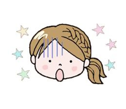 Cute girl!! sticker #7474916