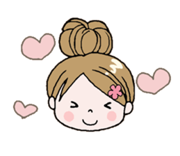 Cute girl!! sticker #7474918
