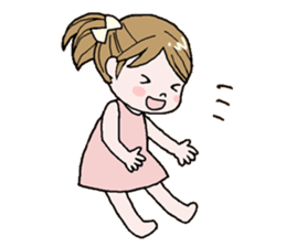 Cute girl!! sticker #7474919
