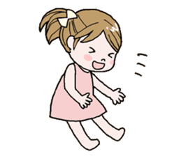 Cute girl!! sticker #7474919