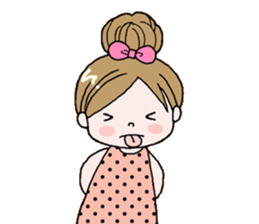 Cute girl!! sticker #7474920