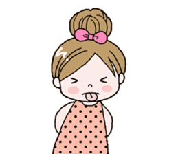 Cute girl!! sticker #7474920