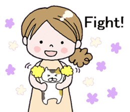 Cute girl!! sticker #7474921