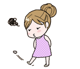 Cute girl!! sticker #7474922