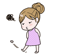 Cute girl!! sticker #7474922