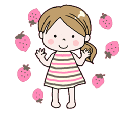 Cute girl!! sticker #7474927