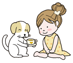 Cute girl!! sticker #7474928