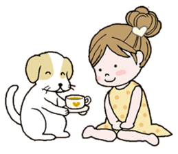 Cute girl!! sticker #7474928