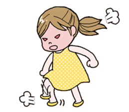 Cute girl!! sticker #7474932