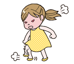 Cute girl!! sticker #7474932